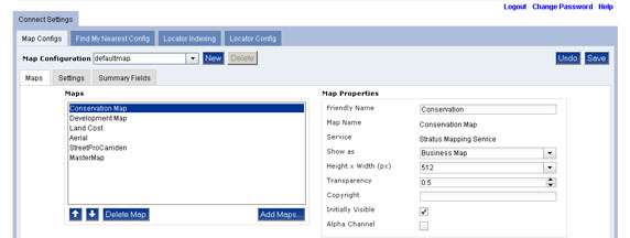 mapinfo-status-administration-console